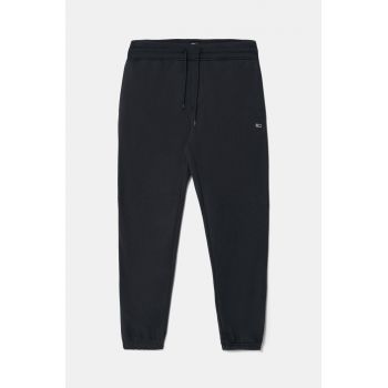 Tommy Jeans pantaloni de trening culoarea gri, neted, DM0DM20473