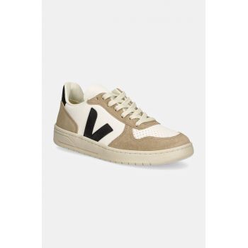 Veja sneakers din piele V-10 culoarea: bej VX0503138