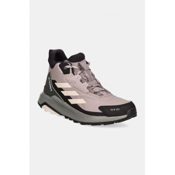 adidas TERREX pantofi Anylander Mid R.RDY femei, culoarea violet, ID3475