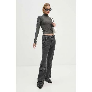 Diesel jeansi D-POKY-S femei high waist, A14739.0CBDH