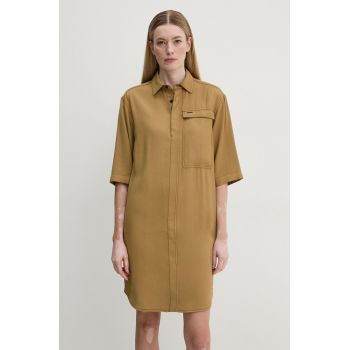 G-Star Raw rochie culoarea bej, mini, oversize, D25245-D714