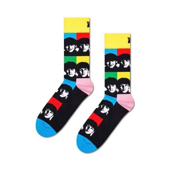 Happy Socks sosete Beatles All Together Now Sock culoarea negru, BEA01-0203