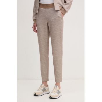 Joop! pantaloni de trening culoarea bej, modelator, 30036543