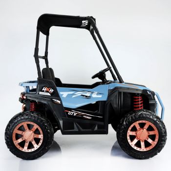 Masinuta electrica 4X4 cu 2 locuri ,telecomanda si aplicatie telefon Nichiduta Tal UTV 12V Blue