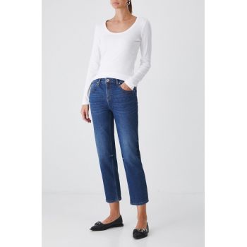 Medicine jeans femei, culoarea bleumarin