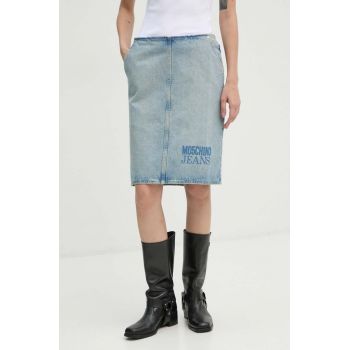 Moschino Jeans fustă din denim mini, dreaptă, J0106 8720