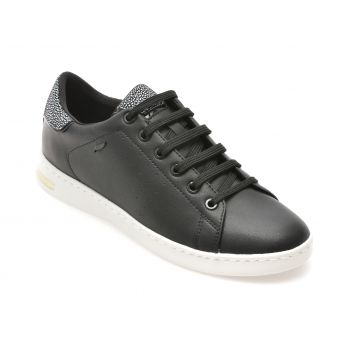 Pantofi casual GEOX negri, D621BA, din piele naturala