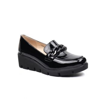 Pantofi dama JIJI30080A 01 L negru lac