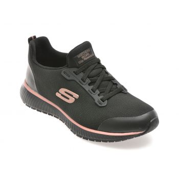 Pantofi sport SKECHERS negri, 77222EC, din material textil