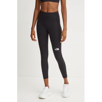 The North Face leggins sport Movmynt femei, culoarea negru, neted, NF0A84KZJK31