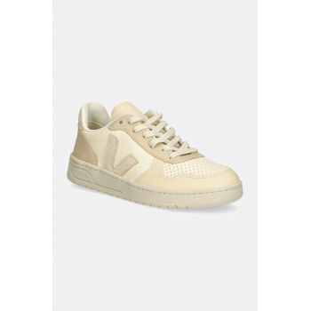 Veja sneakers din piele V-10 culoarea bej, VX0503673A