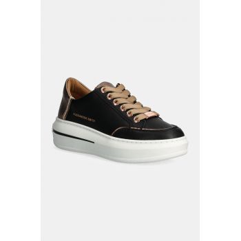 Alexander Smith sneakers din piele Lancester culoarea negru, ASBALSW1805BAR