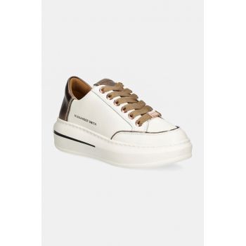 Alexander Smith sneakers Lancester culoarea alb, ASBALSW1805WAR