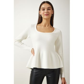 Bluza peplum tricotata