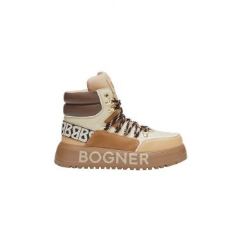 Bogner bocanci de piele ANTWERP culoarea bej, 22441245