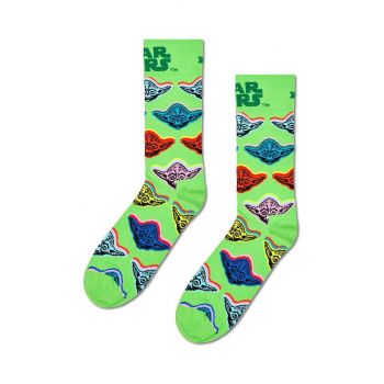 Happy Socks sosete x Star Wars Yoda Sock culoarea verde, P002884