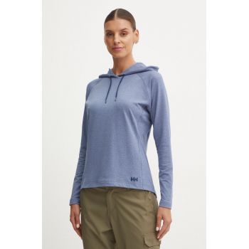 Helly Hansen bluza VERGLAS LIGHT femei, cu glugă, melanj, 62964