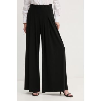 Joseph Ribkoff pantaloni de trening culoarea negru, neted, 244151