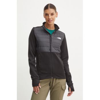 The North Face hanorac Reaxion Hybrid culoarea negru, NF0A8945KT01