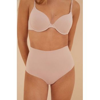 women'secret chiloti modulati SHAPEWEAR MICRO THERMO-REGULATING culoarea bej, 5182790