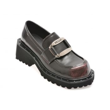 Mocasini casual GRYXX negri, 1207, din piele naturala