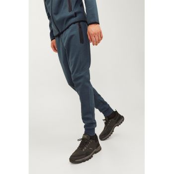 Pantaloni uni de trening cu snur