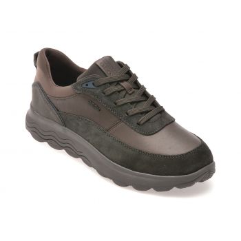 Pantofi casual GEOX maro, U16BYE, din piele naturala