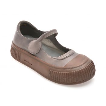 Pantofi casual GRYXX gri, 2091, din piele naturala