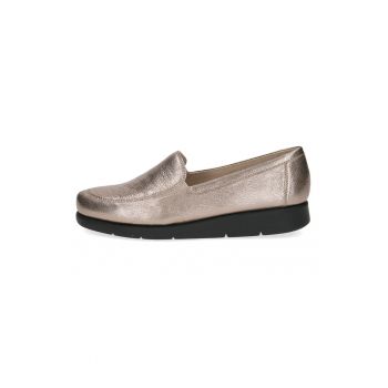 Pantofi loafer de piele cu talpa wedge