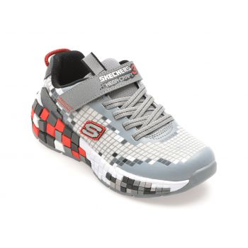 Pantofi sport SKECHERS gri, 402182L, din material textil