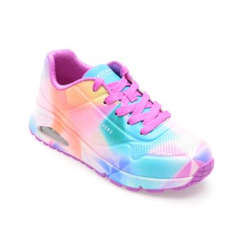 Pantofi sport SKECHERS multicolor, 310560L, din piele ecologica