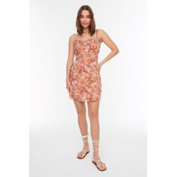 Rochie mini cu imprimeu floral