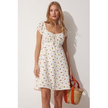 Rochie mini cu model floral