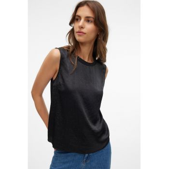 Top cu aspect de satin Asti