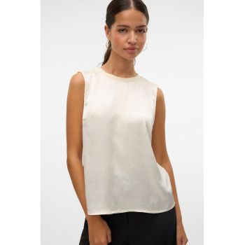 Top cu aspect de satin Asti