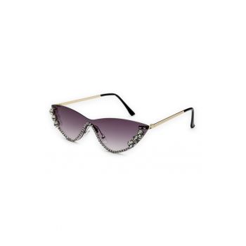 Ochelari de soare cat-eye cu rama metalica ieftini