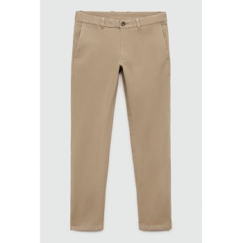 Pantaloni chino slim fit Barna