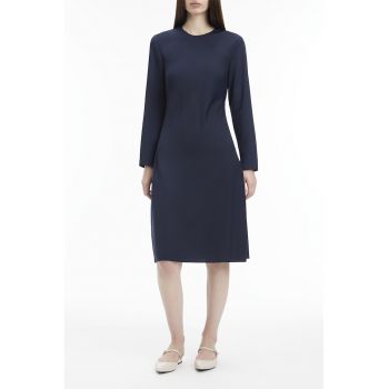 Rochie midi cu model uni