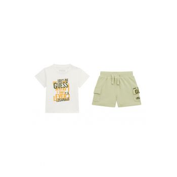 GUESS - Set de tricou si pantaloni scurti cargo