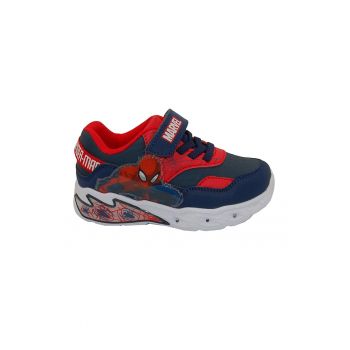 Pantofi cu velcro si Spider-Man