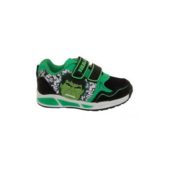 Pantofi sport cu model Hulk si velcro