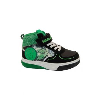 Pantofi sport high-cut cu imprimeu Hulk