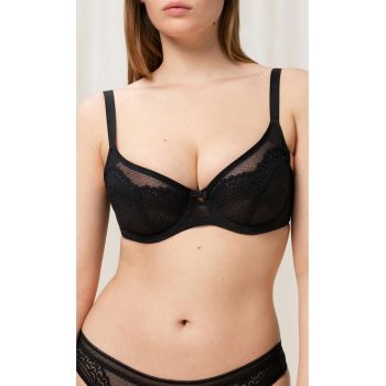 Sutien din dantela cu armatura dama - Beauty-Full Darling - negru