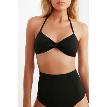 Sutien halter de baie cu nod