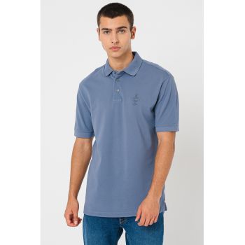 Tricou polo cu logo brodat