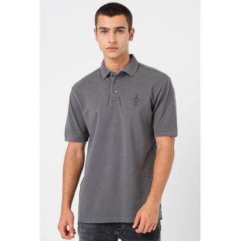 Tricou polo cu logo brodat