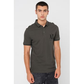 Tricou polo din bumbac pique