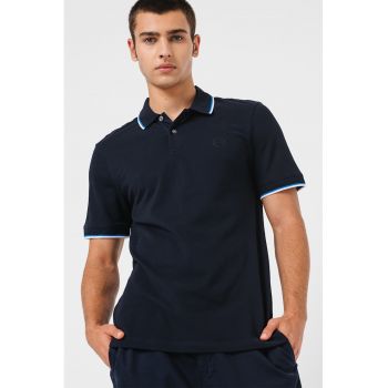 Tricou polo slim fit din bumbac