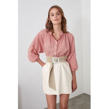 Camasa lejera cu model gingham