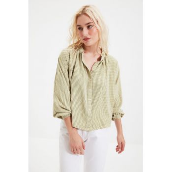 Camasa lejera cu model gingham